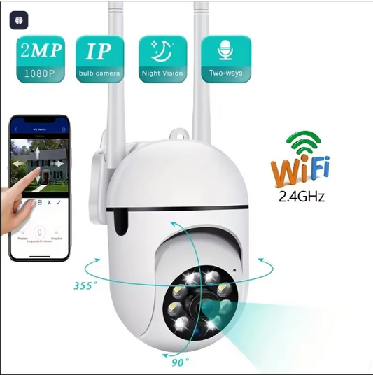 Cámara de Seguridad WiFi Full HD – Vigila tu Hogar desde el Celular