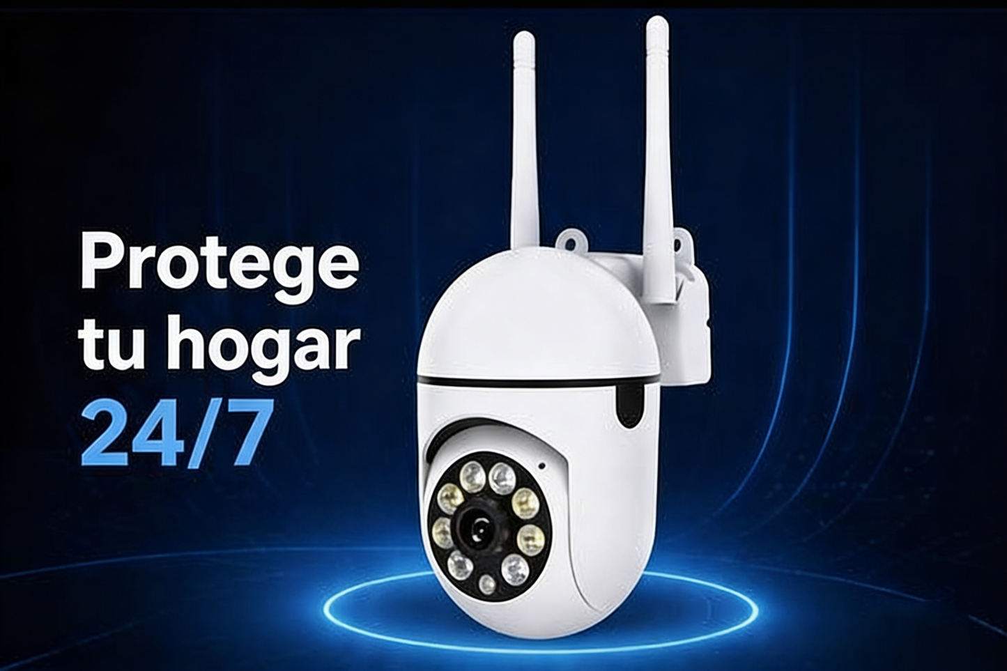 Cámara WiFi Inteligente Full HD con Visión Nocturna