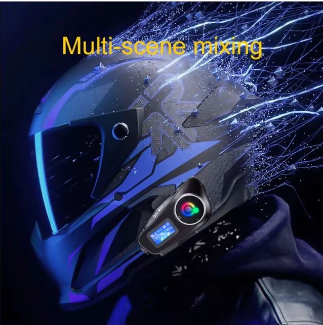 Intercomunicador Bluetooth Q58 para Casco de Moto | Música, GPS y Llamadas