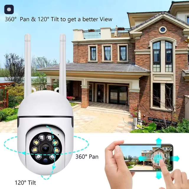 Cámara de Seguridad WiFi Full HD – Vigila tu Hogar desde el Celular