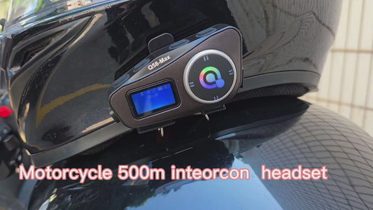 Intercomunicador Bluetooth Q58 para Casco de Moto | Música, GPS y Llamadas